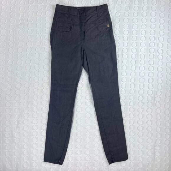 Chanel SS07 Runway Look 29 High-waisted Black Trousers Size 38 - Picture 1 of 14